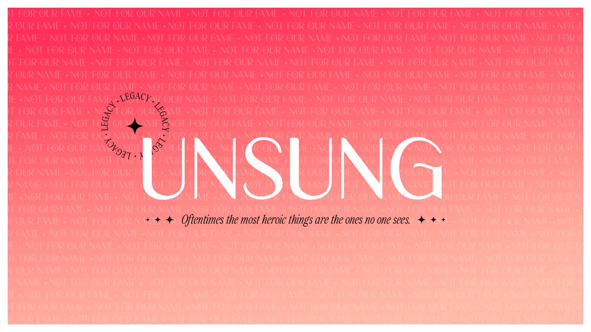 La serie "Unsung